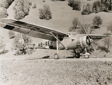 Original des Schweizer Bergfliegers Pilatus SB-2 Pelikan (1944)