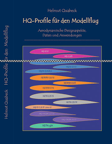 HQ-Profile für den Modellflug, Buchumschlag, cc H. Quabeck